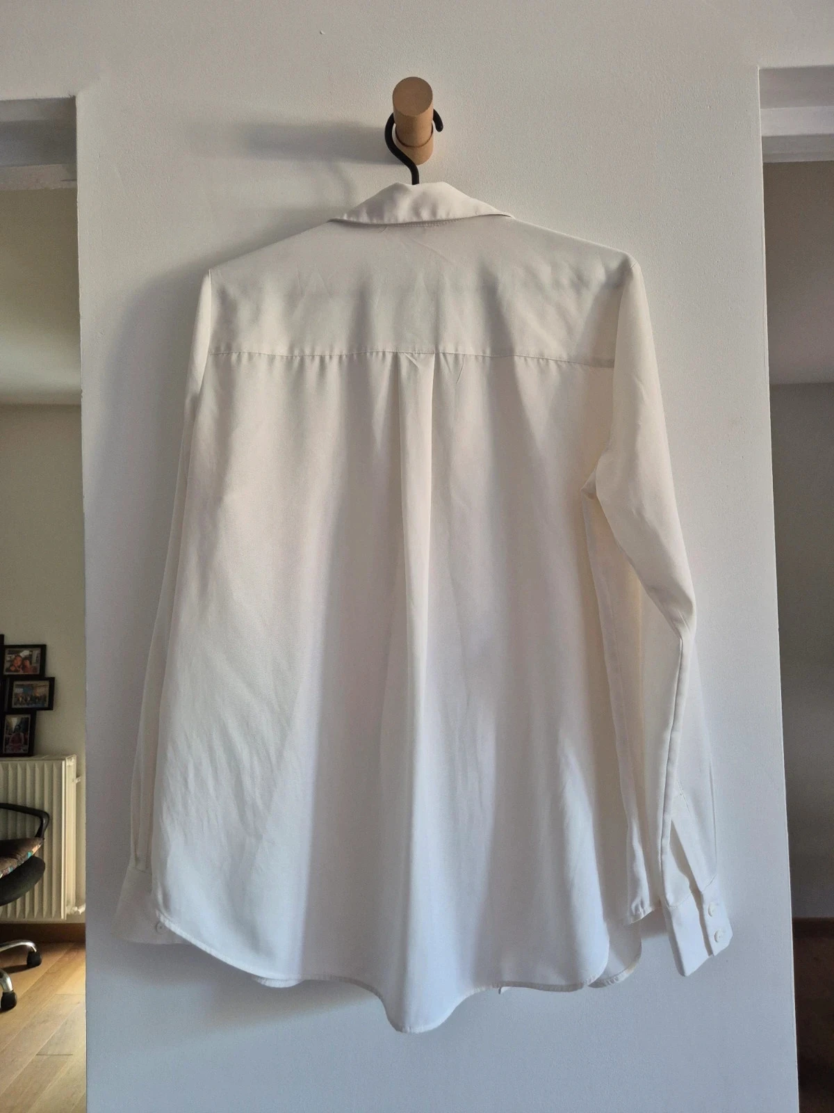 Chemise manches longues blanche 38 H&M – photo 2
